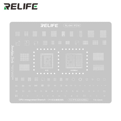 Reballing Stencil For IP18 Series Relife RL-044 For A20 and A20 Max Chipsets Stencil FoneFunShop