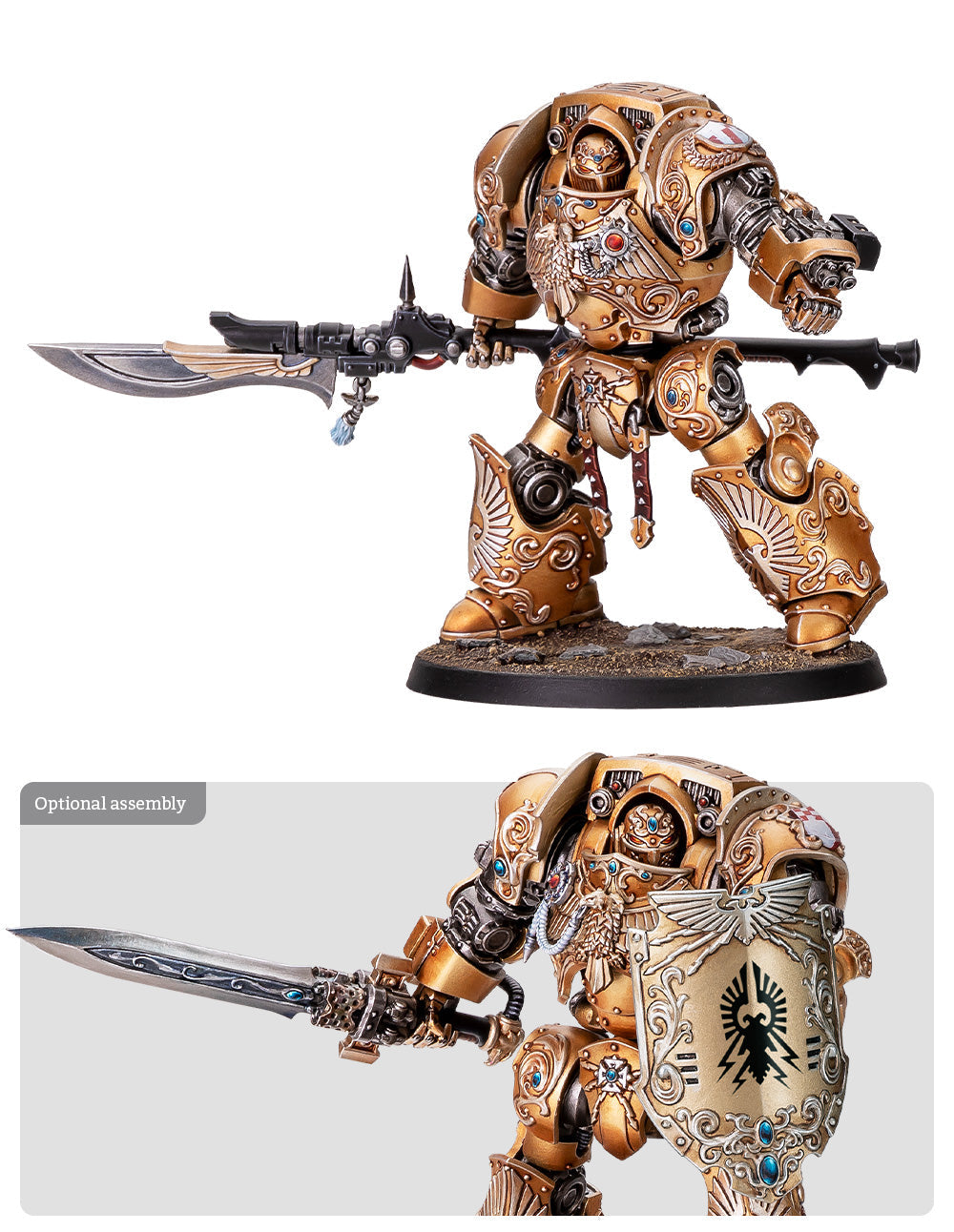 Warhammer - Horus Heresy - Legio Custodes - Custodian Dreadnought (31-165) Miniatures Games Workshop