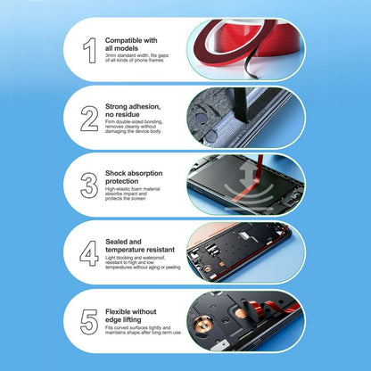 Relife HX2 Sealing & Cushioning Double-Sided Tape 3mm x 10m For Phone Repair Tape FoneFunShop