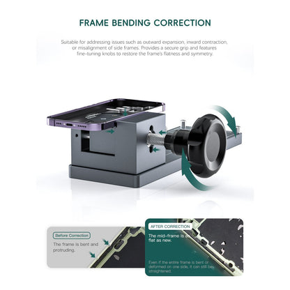 Frame Straightening Tool For Phone Repair TBK-215B 3-in-1 Corner, Edge and Chassis
