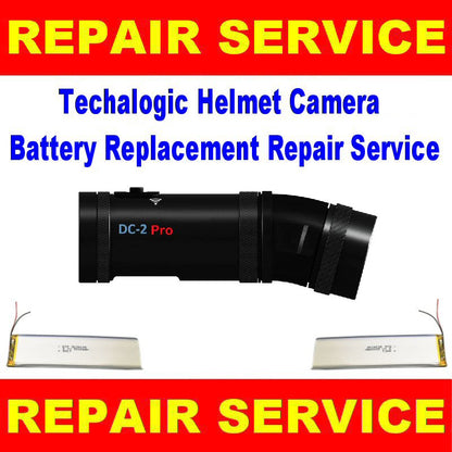 Techalogic FHD 1080p Dual Recording Helmet Camera DC-2 Pro Battery Replacement Repair Service Battery FoneFunShop
