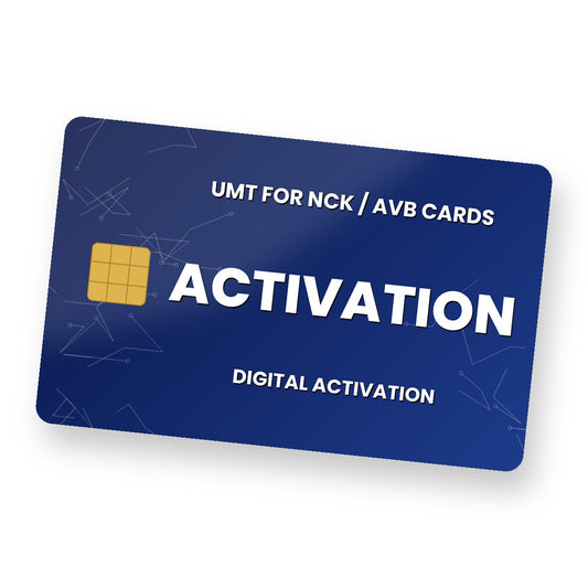 UMT Activation For NCK Box Dongle And AVB Cards digital activation card