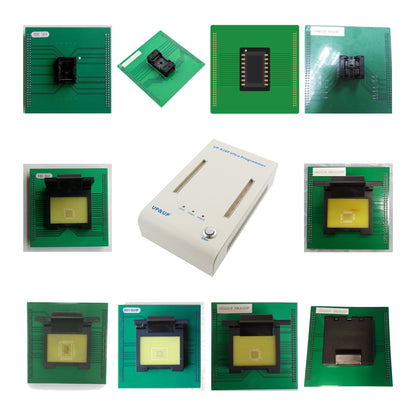 UP-828P Vehicle Forensics Chip-Off Kit - Main Programmer + 10 Adapters UP828 Programmer FoneFunShop