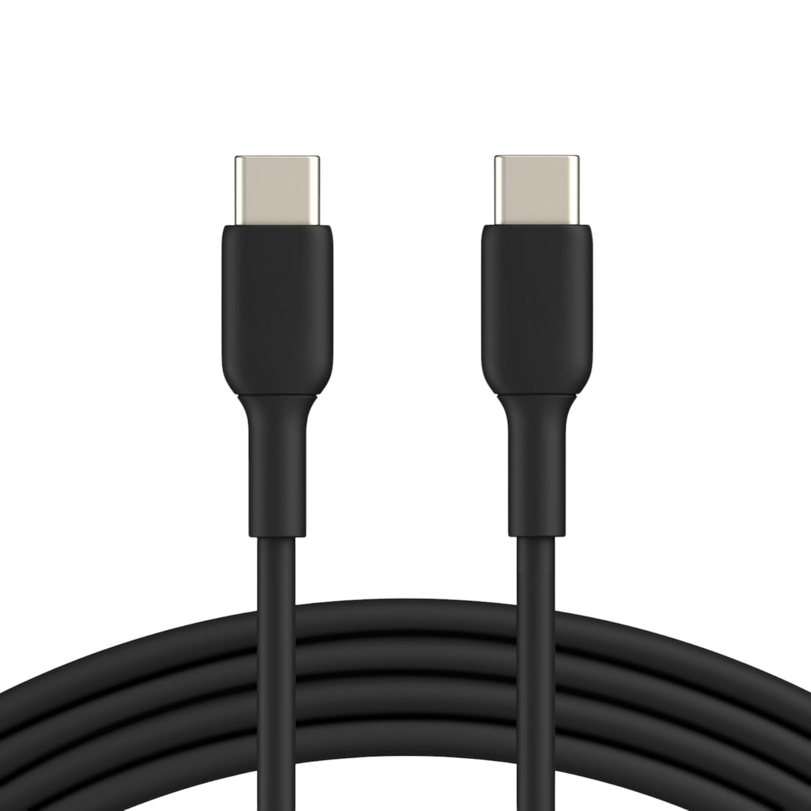 USB-C to USB-C Cable 2.4A Fast Charge 1M Black Cable FoneFunShop