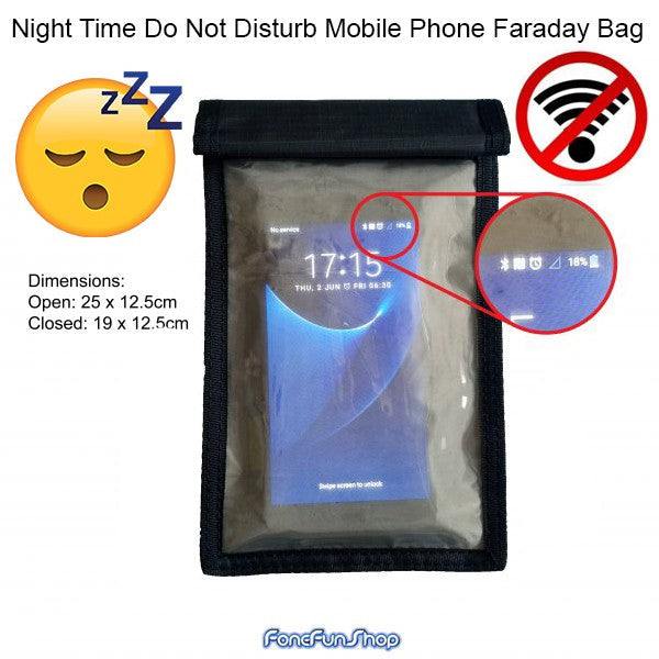Faraday Bag Signal Blocker Do Not Disturb Night Time for Smartphone Faraday FoneFunShop