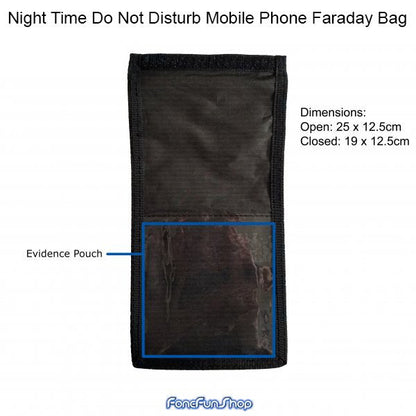 Faraday Bag Signal Blocker Do Not Disturb Night Time for Smartphone Faraday FoneFunShop