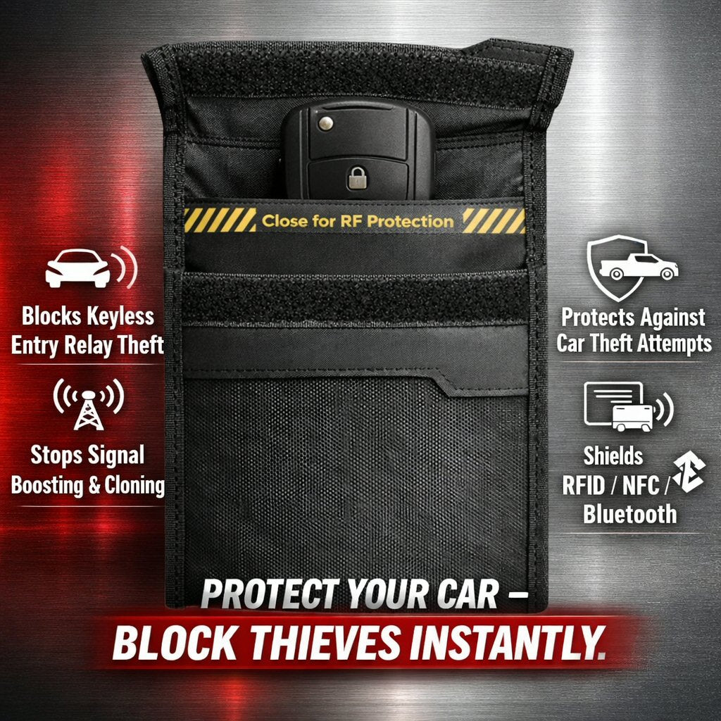 VKPS1 Keyless Car Key Faraday Bag - Anti-Theft Signal Blocker Pouch - product detail