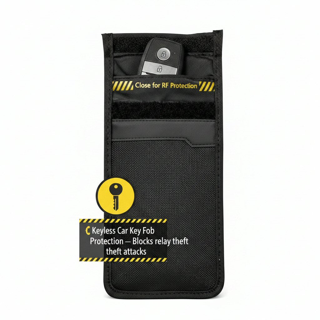 VKPS1 Keyless Car Key Faraday Bag - Anti-Theft Signal Blocker Pouch Faraday FoneFunShop