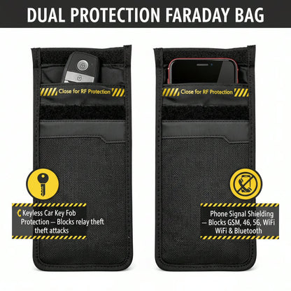 Faraday Bag Signal Blocker VKPS1 - Phone Shield Security Pouch for Smartphones and Keyless Car Key Fobs Faraday FoneFunShop