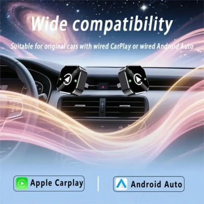 Wireless Bluetooth Car Stereo Adapter for Apple Carplay and Android Auto - USB-A Car FoneFunShop