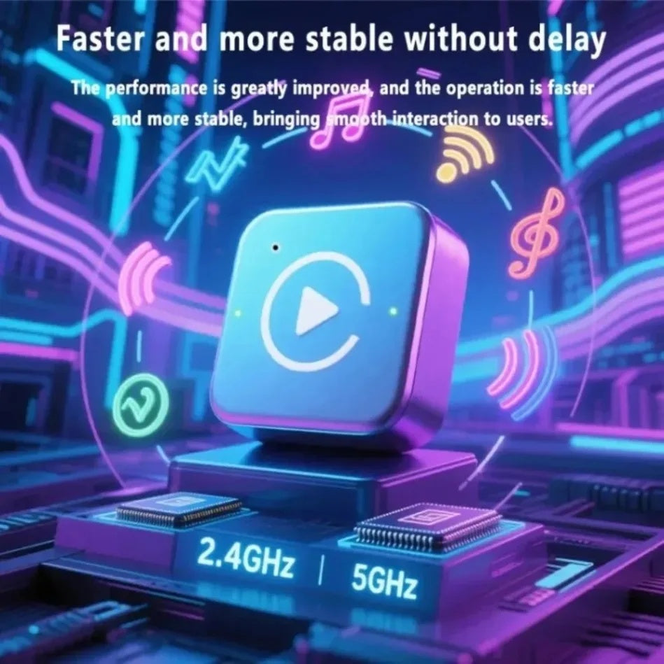 Wireless Bluetooth Car Stereo Adapter for Apple Carplay and Android Auto - USB-A Car FoneFunShop