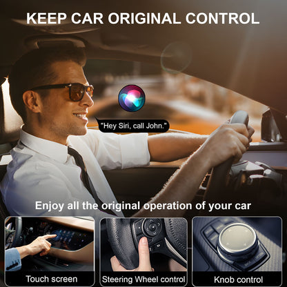 Wireless Bluetooth Car Stereo Adapter for Apple Carplay and Android Auto - USB-C Car FoneFunShop