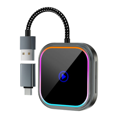 Wireless Bluetooth Car Stereo Adapter for Apple Carplay and Android Auto - USB-C Car FoneFunShop