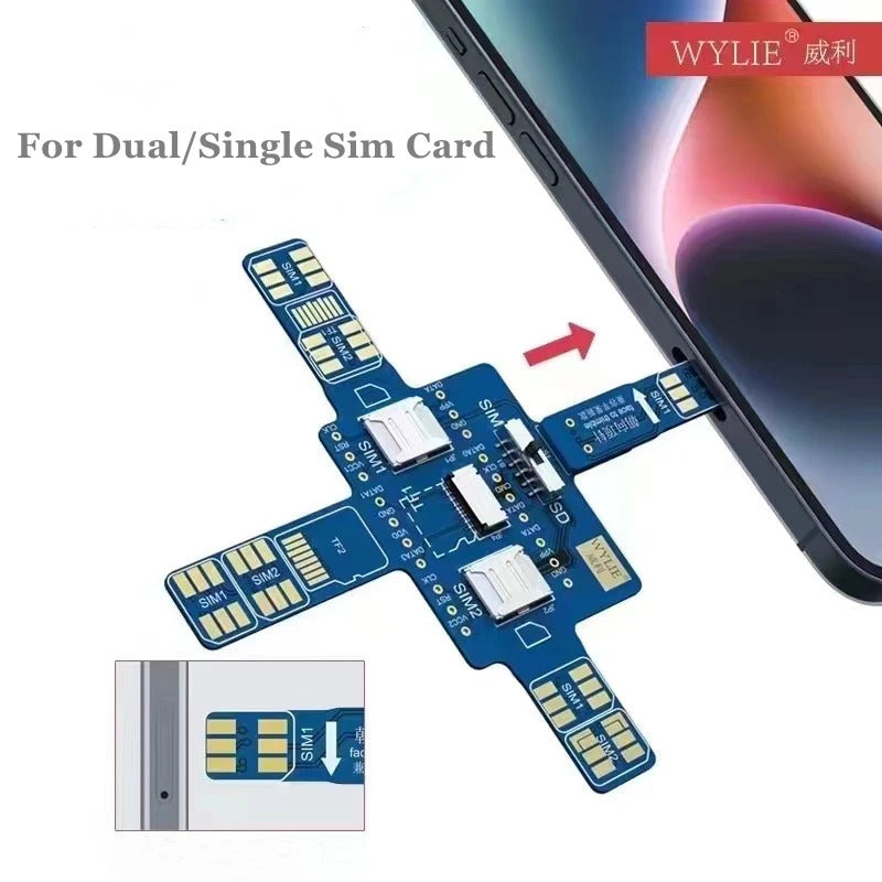 Wylie Smart Phone Signal Test Board for iOS and Android SD Dual Sim Tester Kit Sim FoneFunShop