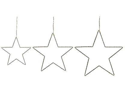 Festive Golden Star Trio - 3 Piece Beautiful LED Christmas Decoration Set Christmas FoneFunShop