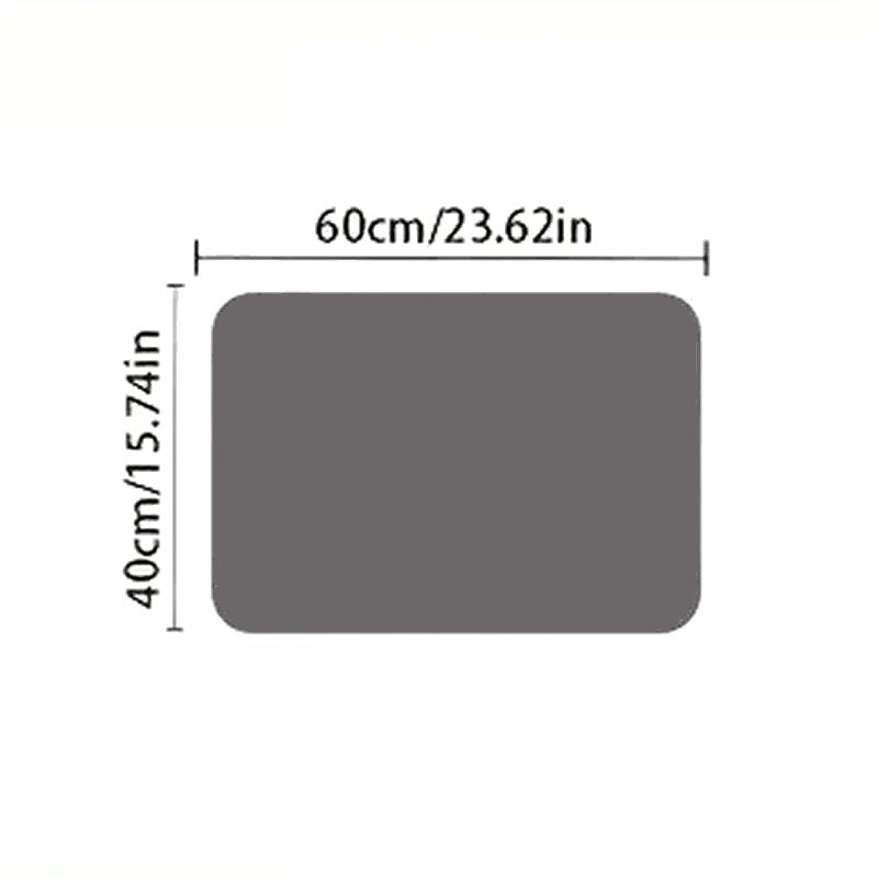 Christmas Reindeer With Santa Hat Doormat 40x60cm - Durable Festive Welcome Mat Door Mat FoneFunShop