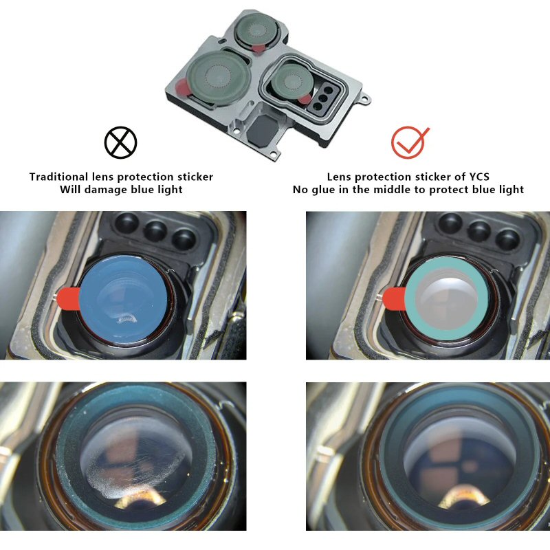 Phone Camera Lens Protection Stickers 328pcs in 6 sizes Anti-Scratch Dust-Proof YCS Adhesive FoneFunShop