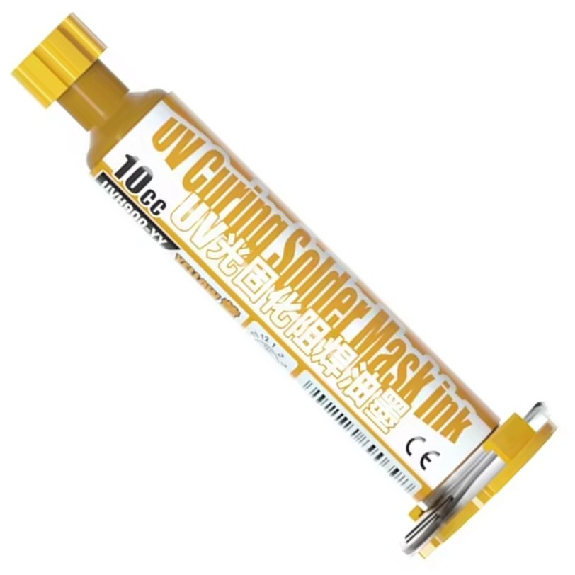 Mechanic 10ML GY UVH900 Yellow UV Curable Solder Mask Paint For PCB Jumper Wire Solder FoneFunShop
