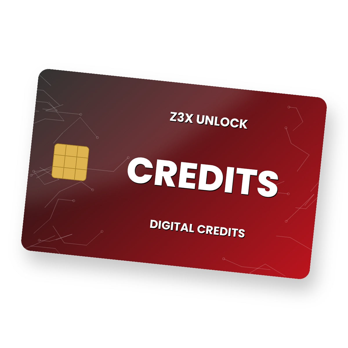 Z3X Unlock Credits digital credits card