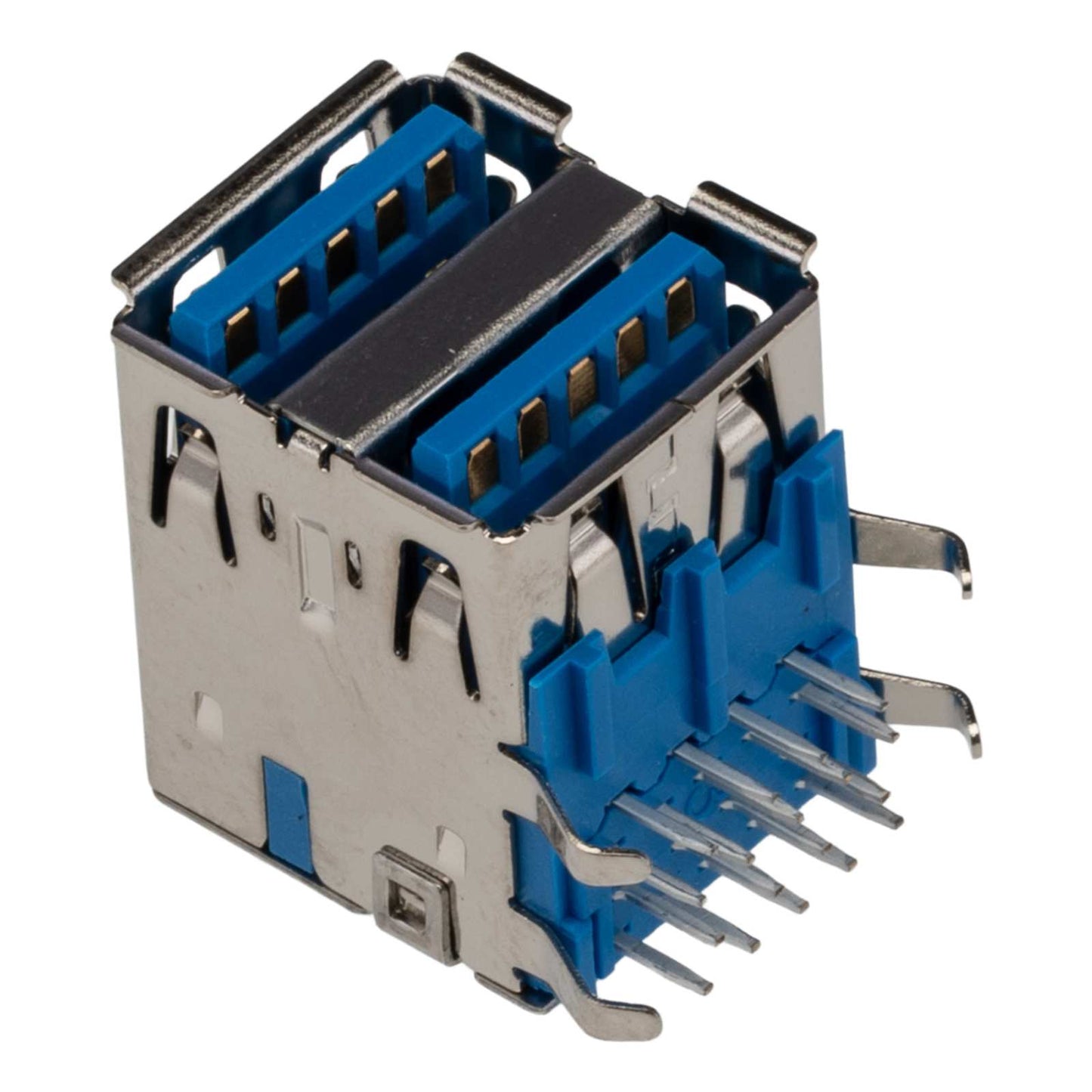 Molex Right Angle, Through Hole Female - 2 Port Type USB Type A USB Connector USB 3.0 (48406-0003) Electronic Components FoneFunShop
