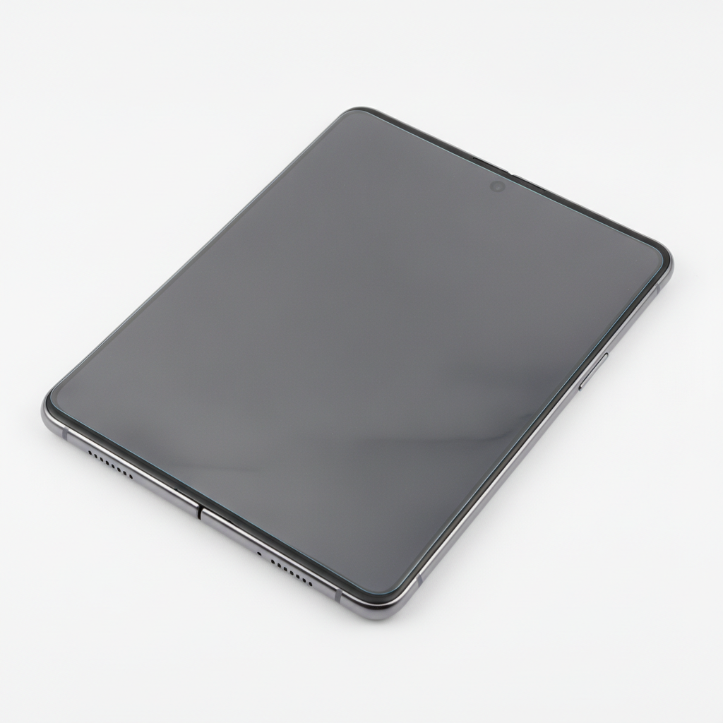 Clear hydrogel screen protector perfectly fitted on Samsung Galaxy Z Fold