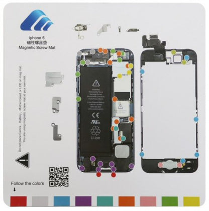 Magnetic Screw Mat For iPhone 5 Phone Repair Disassembly Guide Magnetic Screw FoneFunShop   