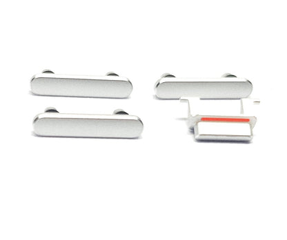 Volume Button For iPhone 7 Silver Mute Power Outer Buttons  FoneFunShop   