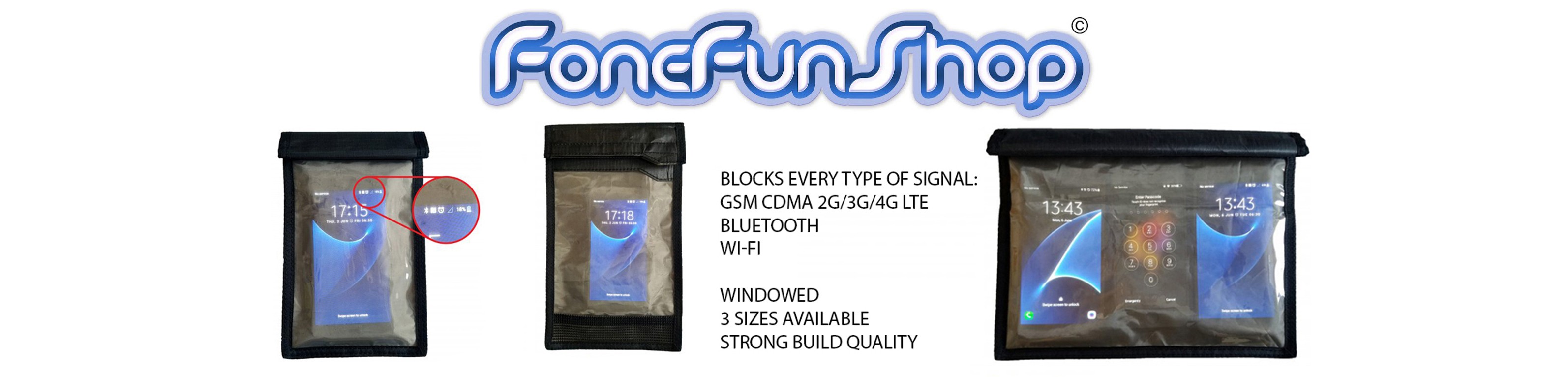 FoneFunShop Faraday Bags