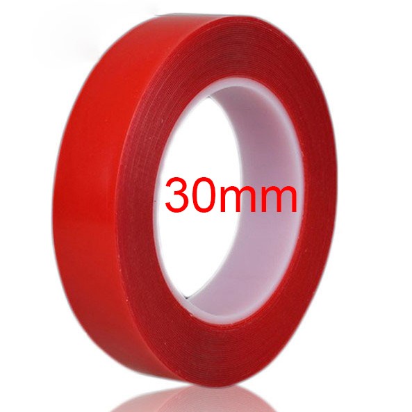 30mm Wide High Strength Double Sided Sticky Clear Red Tape For iPad Phone Repair 