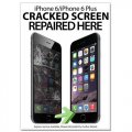 Phone Repair Poster A1 HUGE For iPhone 6 6 Plus Cracked Screen Repaired Here