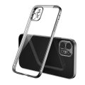 Case For iPhone 12 Pro Max Clear Silicone With Black Edge
