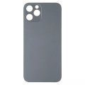 Glass Back For iPhone 13 Pro Max Plain in Black