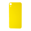 Glass Back For iPhone XR Plain in Yellow