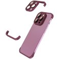 Corner Pad Protection For iPhone 15 Pro in Burgundy