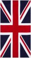 100% Cotton Beach Towel With British Flag Design