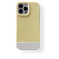 Case For iPhone 12 Pro Max 3 in 1 Designer in Yellow White