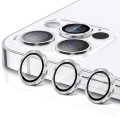 Camera Protectors For iPhone 13 Pro 13 Pro Max A Set of 3 Silver Glass