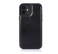 Case For iPhone 14pm 15pm in Black Flip Leather Multi Card Holder