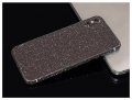 Back Protector For iPhone 8 Black Glitter Bling Rear Protector