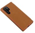 Case For Samsung S23 G Case PU Leather Flip in Khaki
