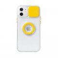 Case For iPhone 12 Mini in Yellow Camera Lens Protection Cover Soft TPU