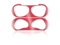 Seal Protection For Airpod 3 Metal Dust Proof Guard Sticker in Red