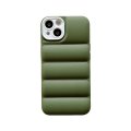 Case For iPhone 13 Pro Green Puffer Down Jacket