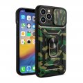 Case For iPhone 13 Pro Max in Green Hybrid Armoured Cover Shockproof