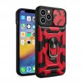 Case For iPhone 13 in Red Hybrid Armoured Cover Shockproof