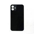 Glass Back For iPhone 12 Plain In Black