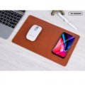 Wireless Charger Mouse Mat YK in Brown