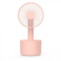 Portable Rechargeable Daisy Fan with 3 Speeds Pink