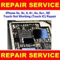 iPhone 5s, 5c, 6, 6+, 6s, 6s+, SE, 7, 7+, 8, 8+ Touch IC Replacement Service