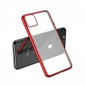Case For iPhone 11 Pro Clear Silicone With Red Edge
